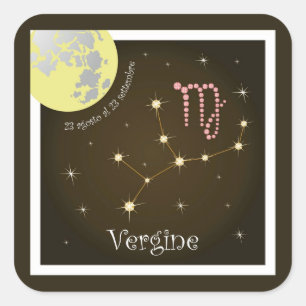 Sticker Carré Vergine 23 agosto al 23 settembre