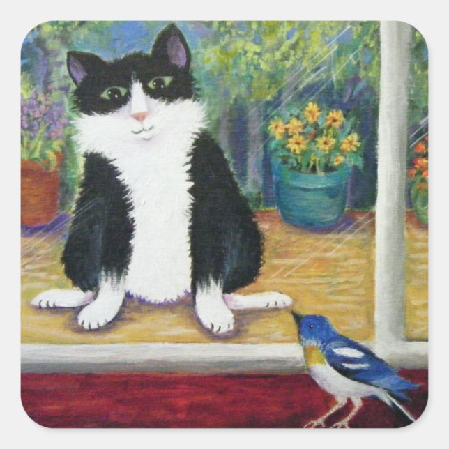 Sticker Carré Verre de sécurité (Devant)