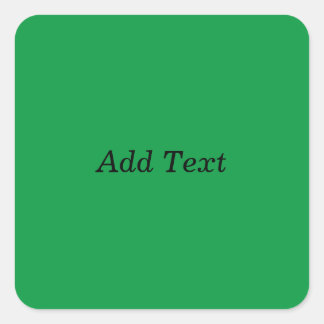 Sticker Carré Vert Créer votre propre bouton Ajouter du texte