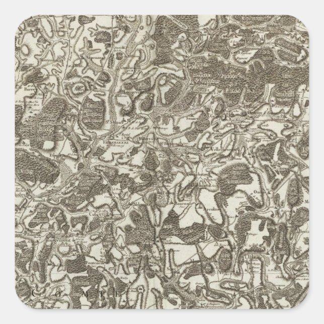 Sticker Carré Vesoul (Devant)