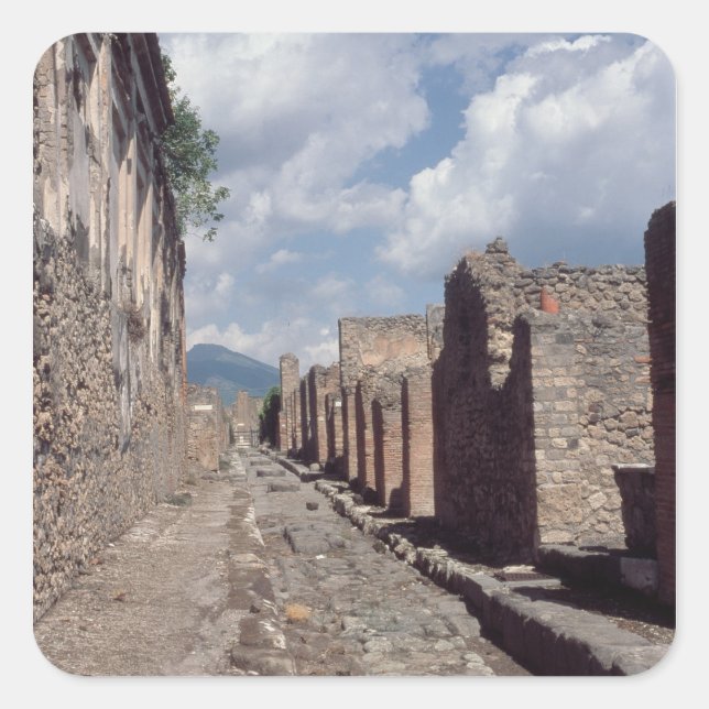 Sticker Carré Via di Stabia (Devant)