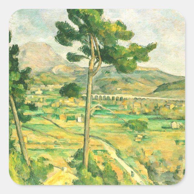 Sticker Carré Victoire et Viaduc Paul Cezanne (Devant)