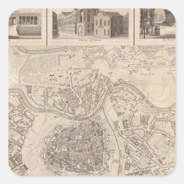 Sticker Carré Vienne 2 (Devant)