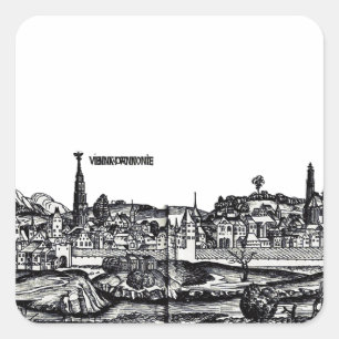 Sticker Carré Vienne capitale de l'Autriche 