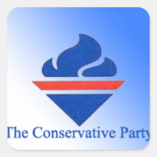 Sticker Carré Vieux logo du parti conservateur