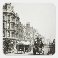 View down Oxford Street, Londres (b/photo)