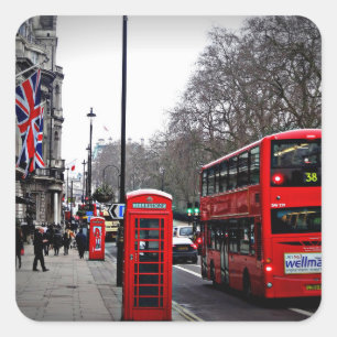 Sticker Carré Ville de Londres