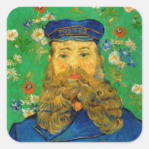 Sticker Carré Vincent Van Gogh - Facteur Joseph Roulin
