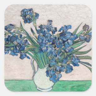 Sticker Carré Vincent van Gogh - Irises