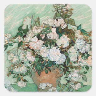 Sticker Carré Vincent van Gogh   Rose, 1890