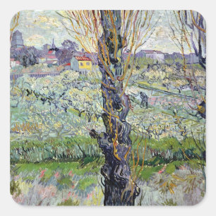 Sticker Carré Vincent van Gogh   Vue d'Arles, 1889