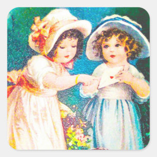 Sticker Carré Vintage