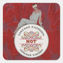 Vintage Fashion Not Vintage Values