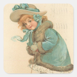 Sticker Carré Vintage vous souhaite un joyeux Noël