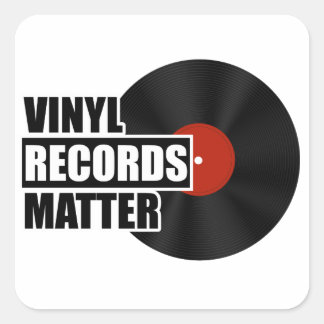 Sticker Carré Vinyl Records Matter Carré