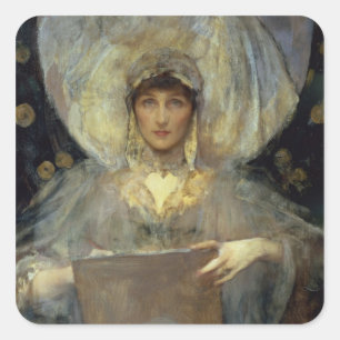 Sticker Carré Violette, duchesse de Rutland