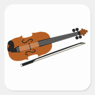 Sticker Carré Violon