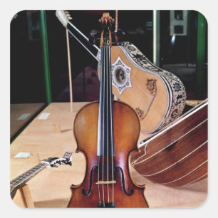 Sticker Carré Violon, par Stradivari, Cremona, 1699 (photo;