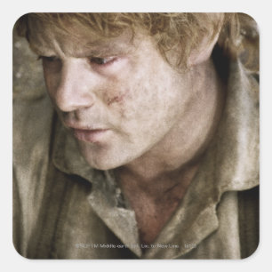 Sticker Carré Visage latéral de Samwise