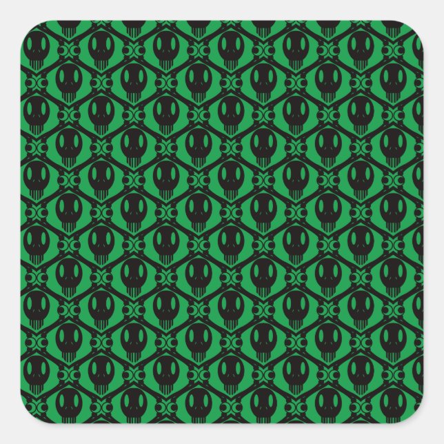 Sticker Carré Visages morbides (Devant)