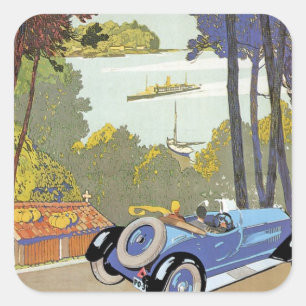 Sticker Carré Visitez l'Espagne