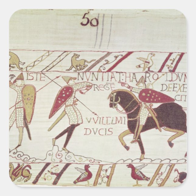 Sticker Carré Vital informe King Harold (Devant)