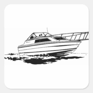 Sticker Carré Vitesse Cruiser Bateau
