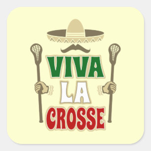 STICKER CARRÉ VIVA LA CROSSE