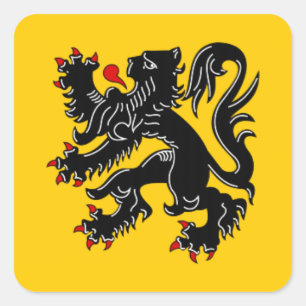 Sticker Carré Vlaanderen (Flandre)