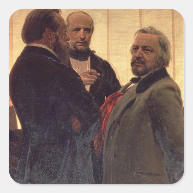 Sticker Carré Vladimir Odoevsky (Devant)