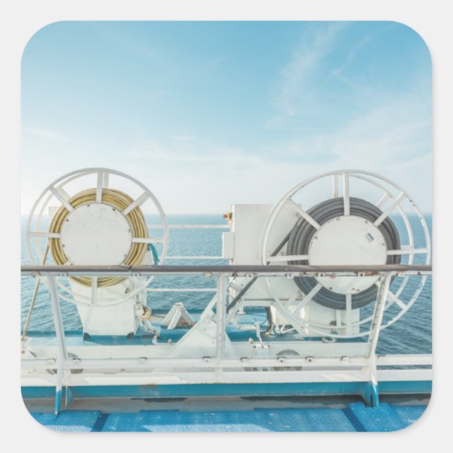 Sticker Carré Voile D'Un Bateau De Croisière (Devant)