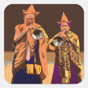 Sticker Carré Voir Inde ~ Darleeling