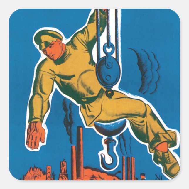 Sticker Carré Voir l'Union soviétique en devenir (Devant)