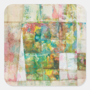 Sticker Carré Voir un livre IV