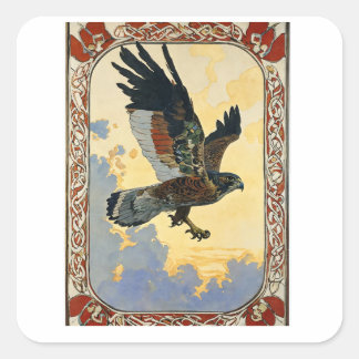 Sticker Carré Vol d'oiseaux