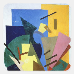 Sticker Carré Vol d'un avion, 1916