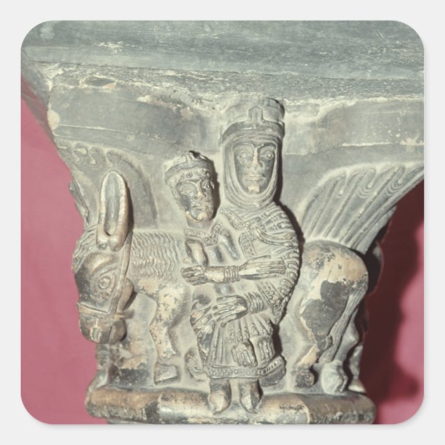 Sticker Carré Vol vers la capitale égyptienne (Devant)