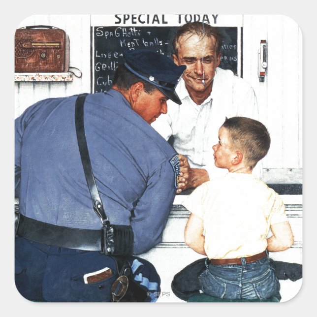 Sticker Carré Volant (Devant)