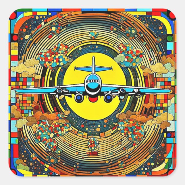 Sticker Carré Volo 15 (Devant)