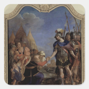 Sticker Carré Volumnia avant Coriolanus, 1643