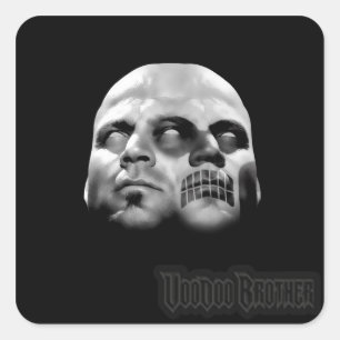 Sticker Carré VooDoo Brother collant EP
