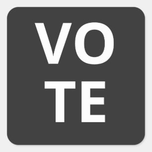 STICKER CARRÉ VOTER