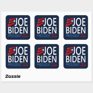 Sticker Carré Votez Joe Biden Président Élection 2024