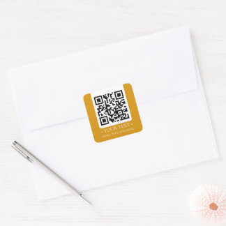 Sticker Carré Votre code QR d'entreprise