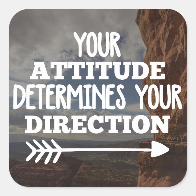 Sticker Carré Votre devis de direction (Devant)