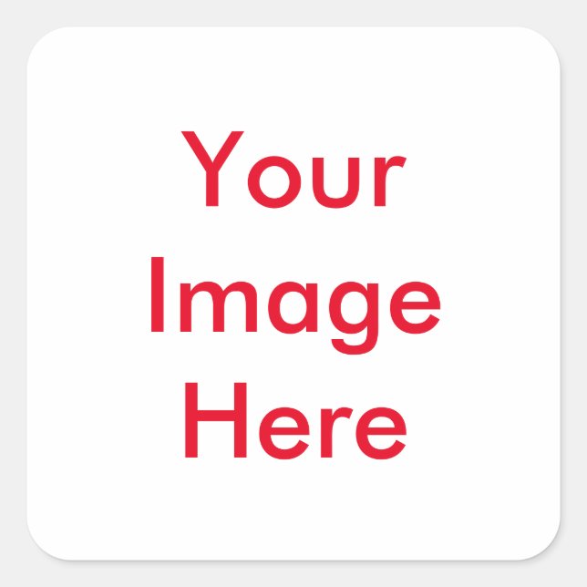 Sticker Carré Votre image personnalisée