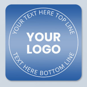 Sticker Carré Votre logo avec un dégradé de couleur modifiable