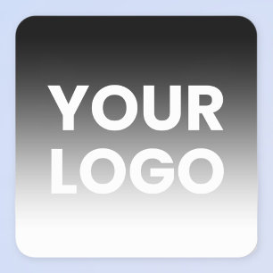 Sticker Carré Votre logo et dégradé de couleur moderne éditable