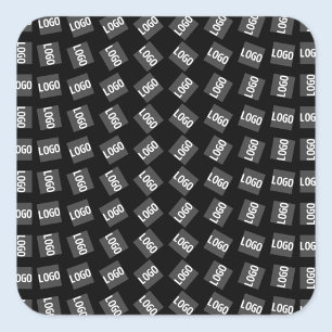 Sticker Carré Votre logo Logo unique, conception ou modèle d'i