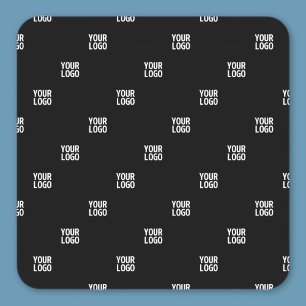 Sticker Carré Votre logo ou toute image   Bandes diagonales